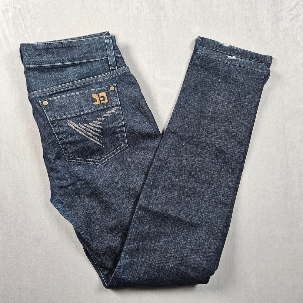 Joe's Jeans Womens 30 Chelsea Straight Leg Jeans Dark Blue Vincent Wash Stretch‎